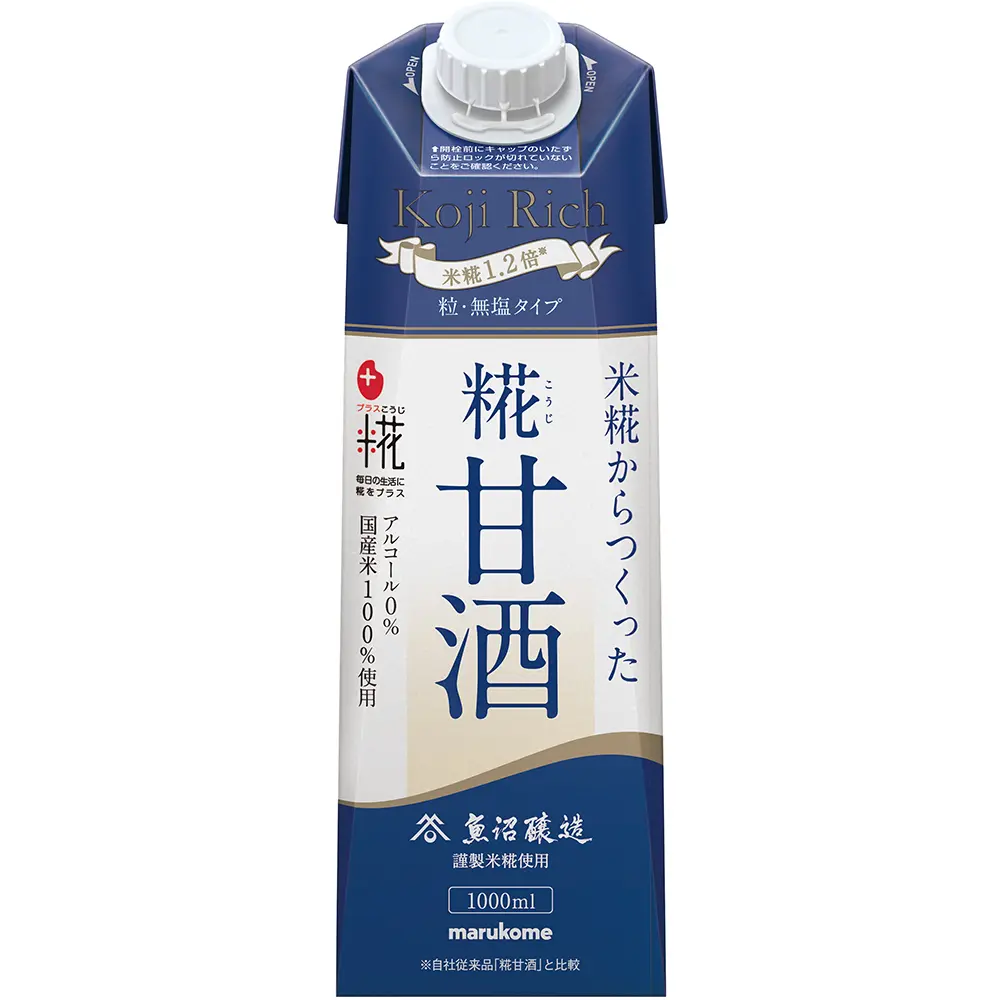 プラス糀 糀甘酒LL<br>糀リッチ粒 1000ml