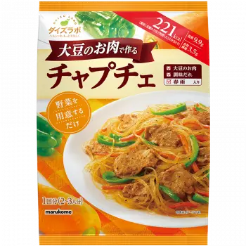 大豆のお肉のチャプチェ