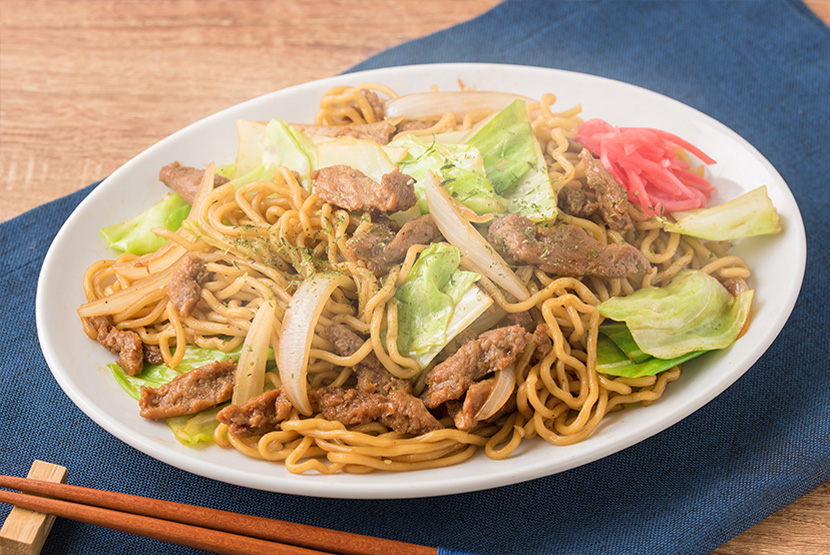 大豆のお肉のソース焼きそば レシピ マルコメ